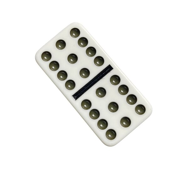 Double Twelve Dominoes Replacement Tile 11 11 Color Dot mq - Picture 2 of 3